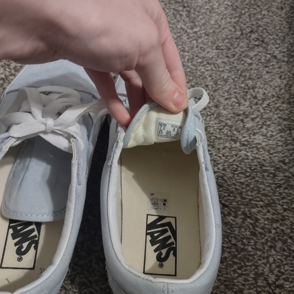 Light Blue Vans - Picture 3 of 10